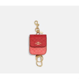 แท้!! พวงกุญแจ Coach Multi Attachments Case Bag Charm In Colorblock Signature Canvas ใหม่