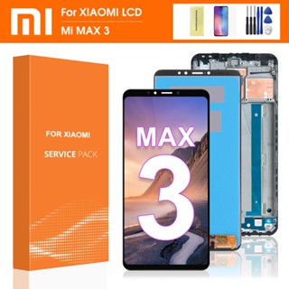 ของแท้ กรอบหน้าจอสัมผัส LCD 6.9 นิ้ว แบบเปลี่ยน สําหรับ Xiaomi max3 Xiaomi Mi Max 3