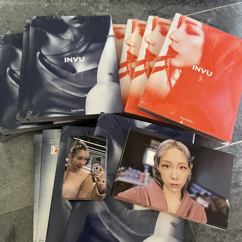 SNSD TAEYEON INVU SEALED ALBUM & MECIMA โฟโต้การ์ด