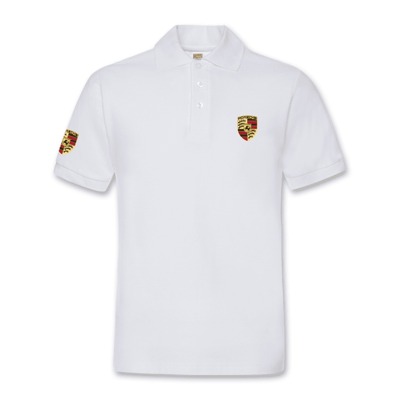 Porsche car shop auto repair staff custom work clothes POLO shirt macan Cayenne Cayman taycan 718 Bo