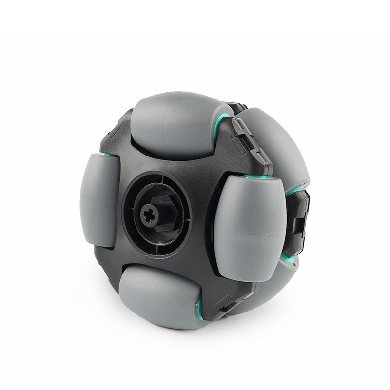 Omni wheel 85mm วัสดุพลาสติกคุณภาพสูง (แถมข้อต่อมอเตอร์)