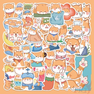 ❉ สติกเกอร์ Q Shiba Inu Series 01 สไตล์ญี่ปุ่น ❉ สติกเกอร์แฟชั่น กันน้ํา DIY 50 ชิ้น/เซต