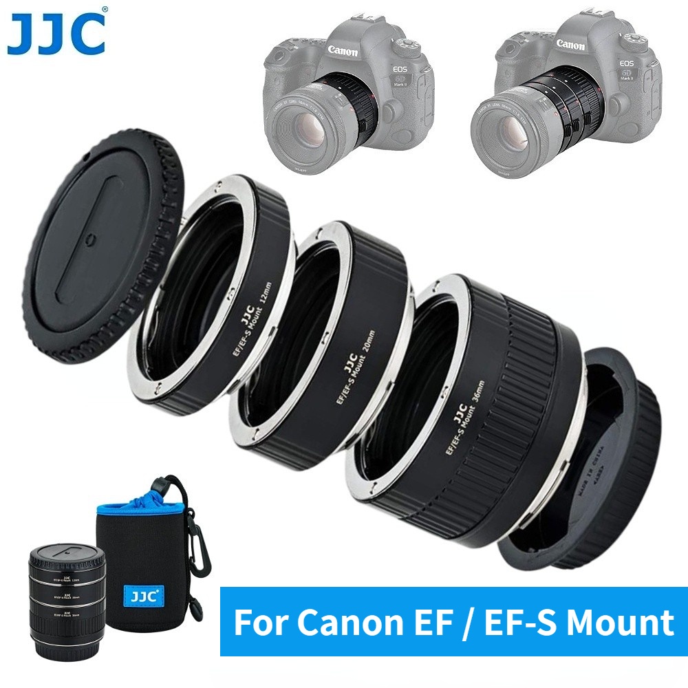 Jjc Canon EF EF-S ชุดอะแดปเตอร์เลนส์มาโคร โฟกัสอัตโนมัติ สําหรับ Canon EOS 90D 80D 70D 60D 850D 800D 200D II 760D 750D 1D 7D 6D 5D Mark IV III II
