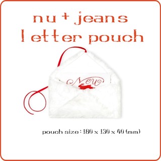 NU+JEANS LETTER POUCH