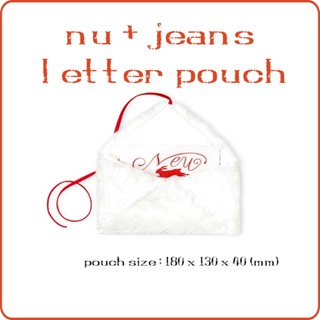 NU+JEANS LETTER POUCH