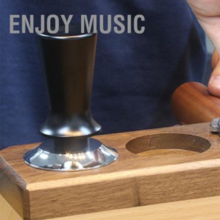 Enjoy Music แทมเปอร์กดกาแฟ สเตนเลส แบบยืดหยุ่น 2nd Generation สีดํา