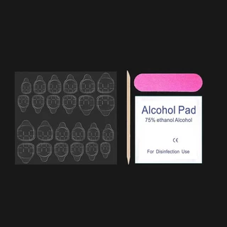 ❤️4in1❤️ กาวซิลิโคนติดเล็บ กาวติดเล็บปลอม 24 ดวง / แผ่น ไม่ทำให้หน้าเล็บเสีย ใช้ติดเล็บปลอม กันน้ำติดทน