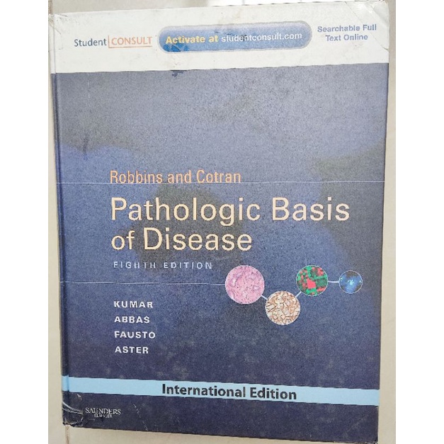 Pathologic Basis of Diser, 8th Ed, International Edition, Saunders Elsevier (หนังสือมือสอง สภาพดี)