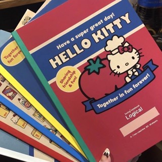 Sanrio สมุดโน้ตบุ๊ก ลาย Hellokitty B5 แนวนอน แนวเรโทร สไตล์ญี่ปุ่น 30 แผ่น ต่อเล่ม