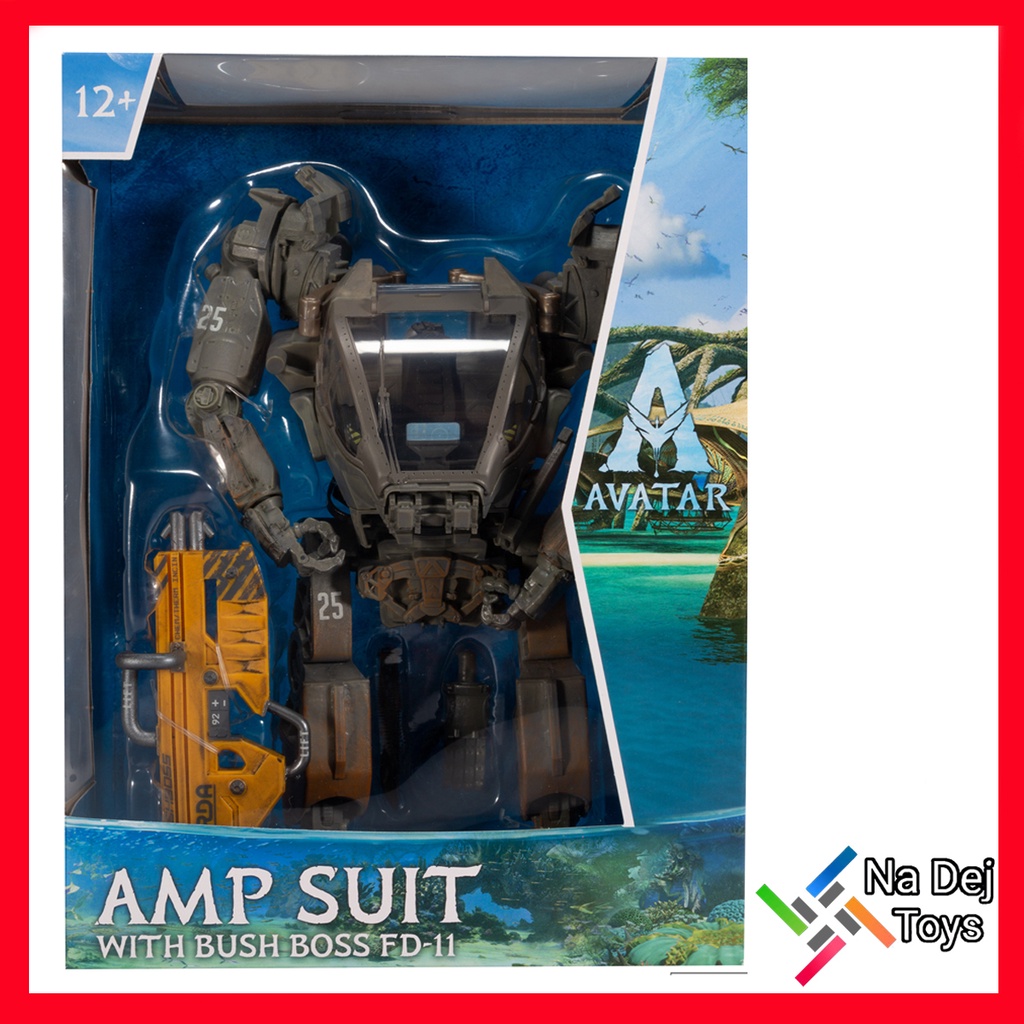 Avatar AMP Suit with Bush Boss FD-11 McFarlane Toys 8"Figure อวตาร แอมป์ สูท FD-11 แมคฟาร์เลนทอยส์ ข