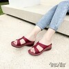 Softchu รุ่น2647👠 สูง 2 นิ้ว รองเท้าสุขภาพ ผู้หญิง  พื้นนิ่ม ใส่สบาย