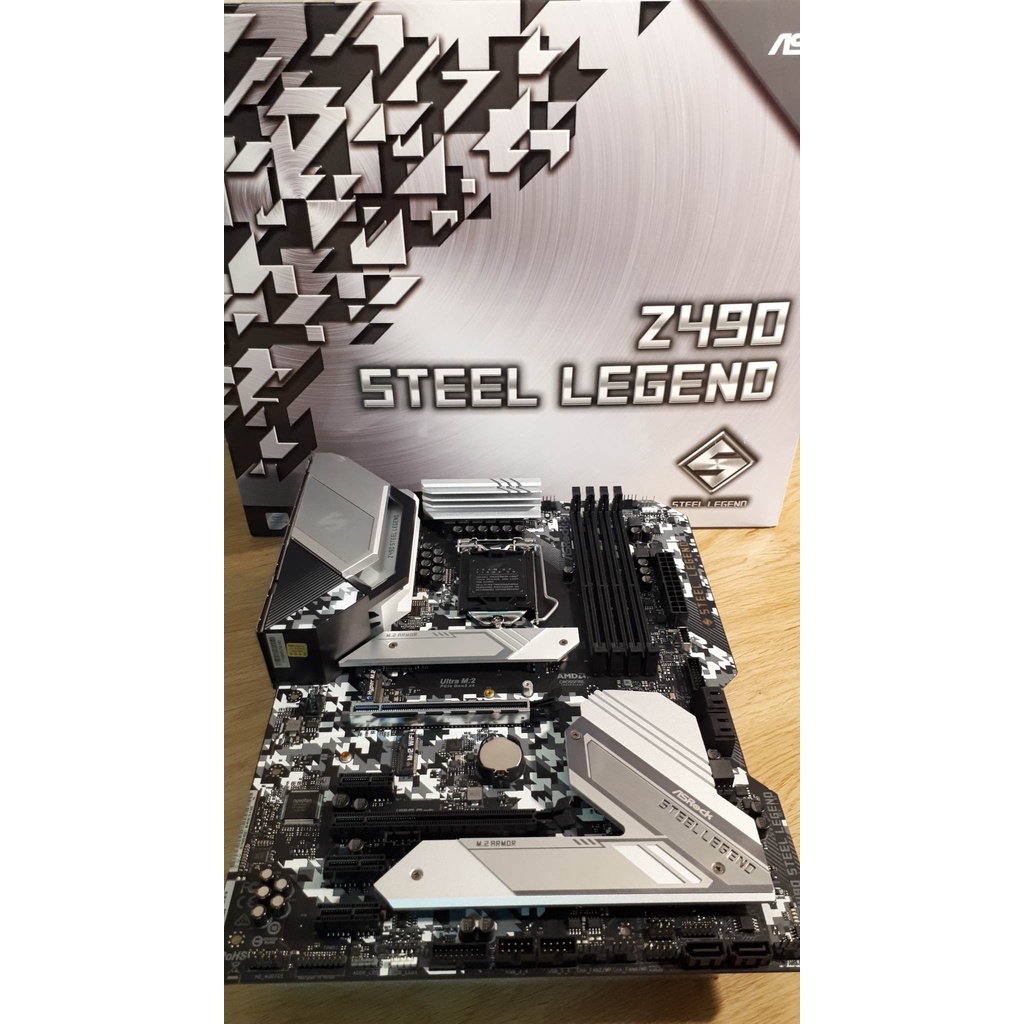 MAINBOARD (เมนบอร์ด) 1200 ASROCK Z490 STEEL LEGEND