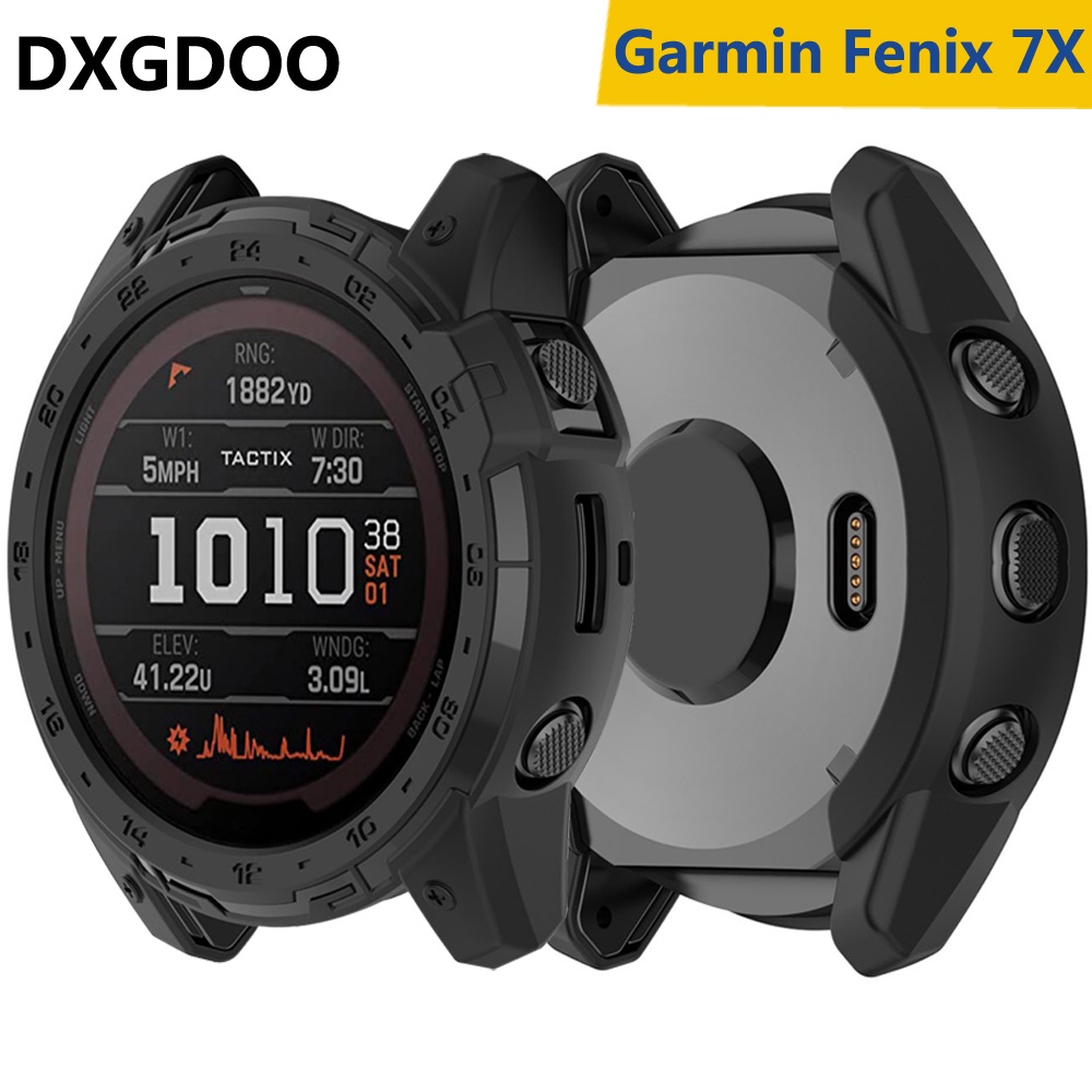 Dxgdoo เคสป้องกัน TPU แบบนิ่ม สําหรับ Garmin Fenix 7X Tactix 7 Pro Enduro 2 Smart Watch