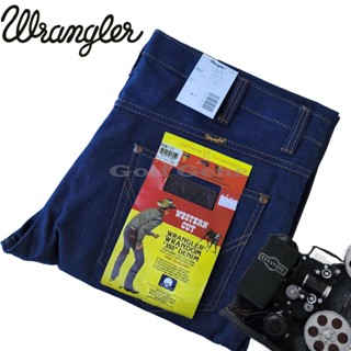 Wrangler กางเกงยีนส์ ทรงกระบอกใหญ่ (ผ้าด้าน) สี Jeans สินค้าพร้อมส่ง1