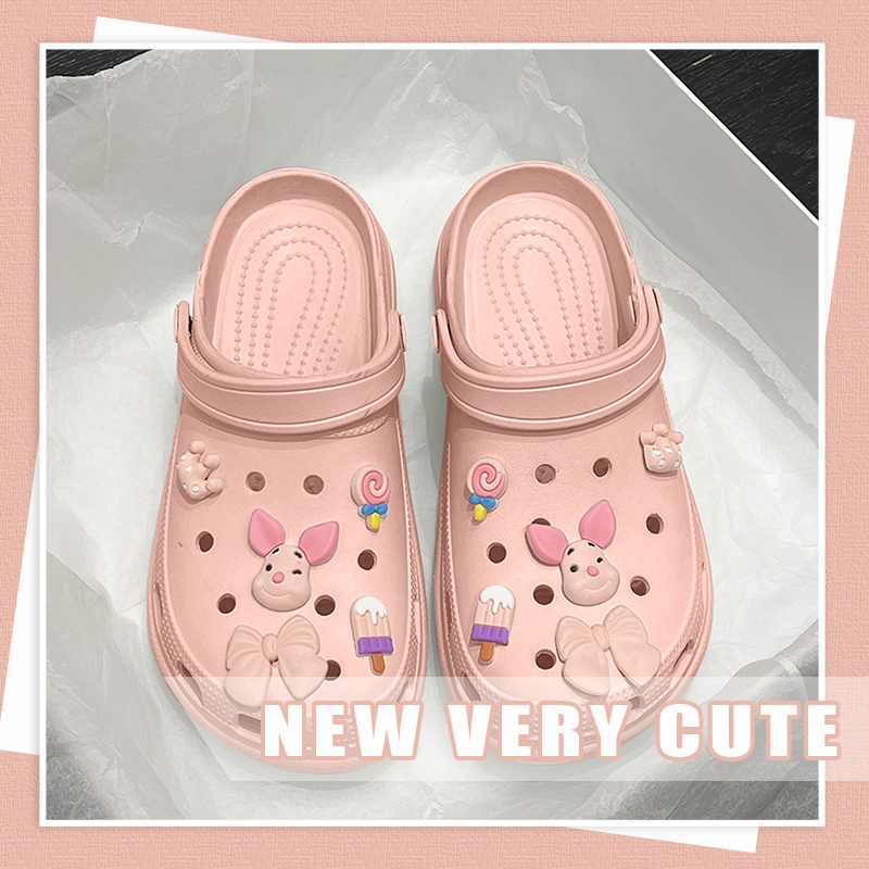 GFShop มาแรงมากวิ รองเท้าแตะหัวโต มีตัวการ์ตูนน่ารักตะมุตะมิ สีสันสดใส สีพาสเทลน่ารักมาก ต้องมีแล้ว