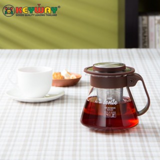 ชุดกาพร้อมที่กรองสแตนเลส (600 ml) Glass Teapot with Infuser : SC3489