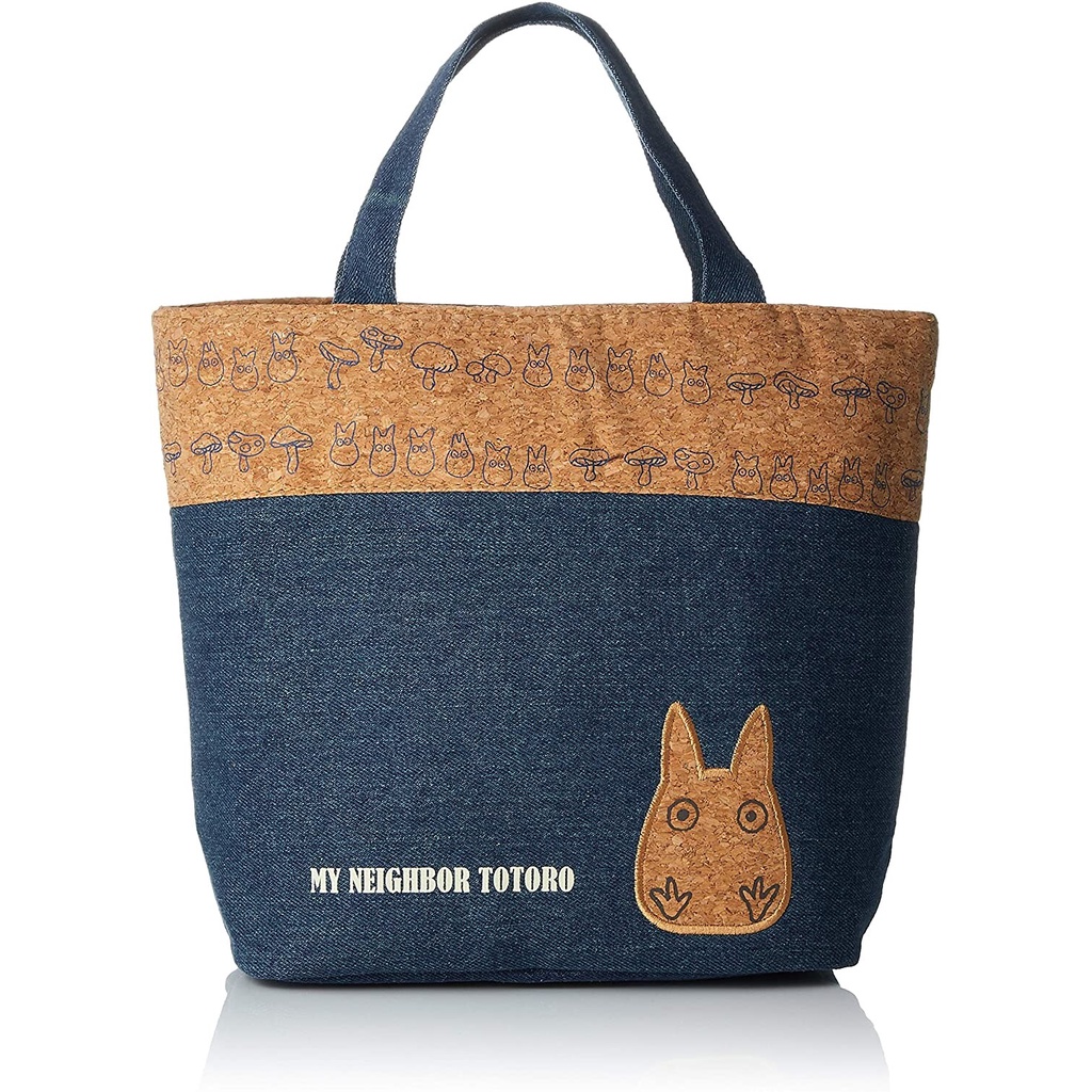 SKATER Lunch Bag M (My Neighbor Totoro Cork x Denim Skater) Shopee