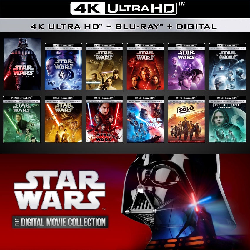 4K UHD หนัง Star Wars สตาร์ วอร์ส Collection