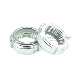 หัวน็อตล็อค หัวน็อตล็อคปลายเพลา-ล็อคลูกปืน แบบมีกันคลาย KM 1 - KM 10 ( M12 - M50) Nylon Insert Locking Nut