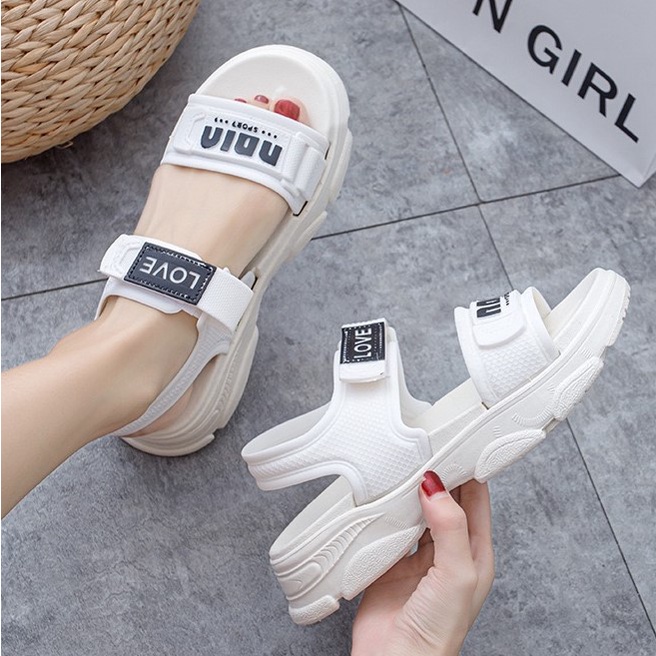 midsummer รองเท้าแตะรัดส้นแบบสายคาด ปรับสายได้ พื้นหนา ใส่สบาย วัสดุแข็งแรงทนทาน จัดส่งในไทย #sy2201-1 - รูปที่ 5