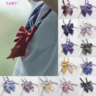 Luckybabys&gt; Ladies Plaid Bowtie Casual Bow tie Women Uniform Collar Butterf Bowknot Adult new