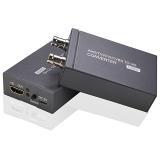 Ahd TVI CVI CVBS เป็น HDMI อะแดปเตอร์แปลง Full HD 1080p สําหรับกล้องรักษาความปลอดภัย แปลงสายพานแหวนเป็นทีวี มอนิเตอร์