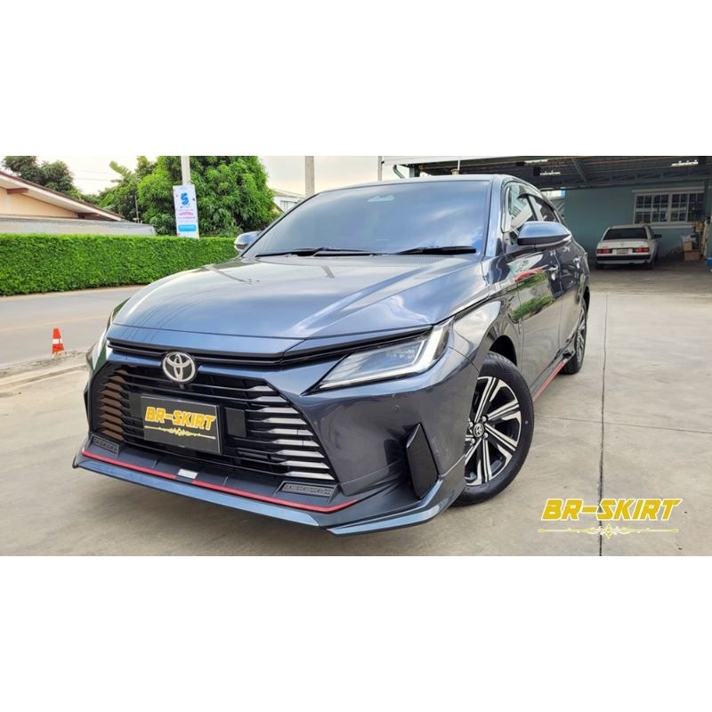 ⚡⚡ชุดแต่งสเกิร์ต Yaris Ativ 2023 , 2024 Drive68 ❌ไม่เจาะรถ