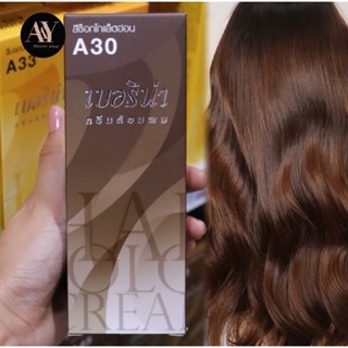 Berina Hair Color Cream  ครีมย้อมผม เบอริน่า A30 (สีช็อกโกแลตอ่อน)