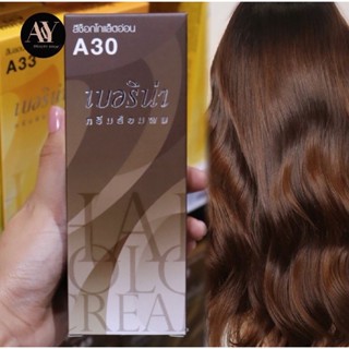 Berina Hair Color Cream  ครีมย้อมผม เบอริน่า A30 (สีช็อกโกแลตอ่อน)