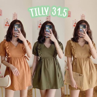 D038 : TILLY DRESS มินิเดรสเอวเว้า