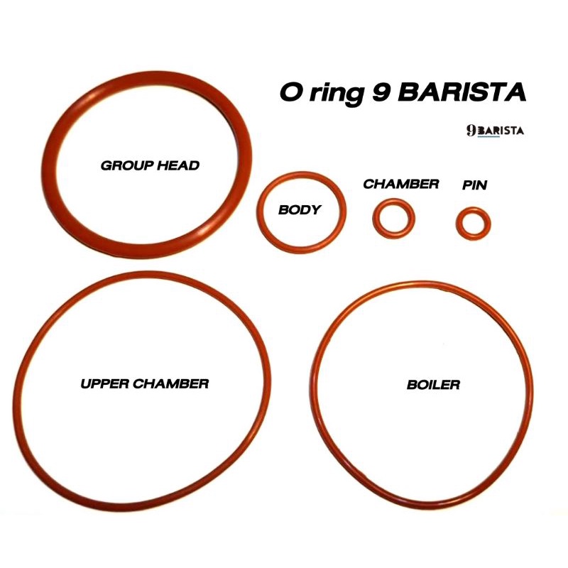 ยาง O ring 9Barista ครบชุด