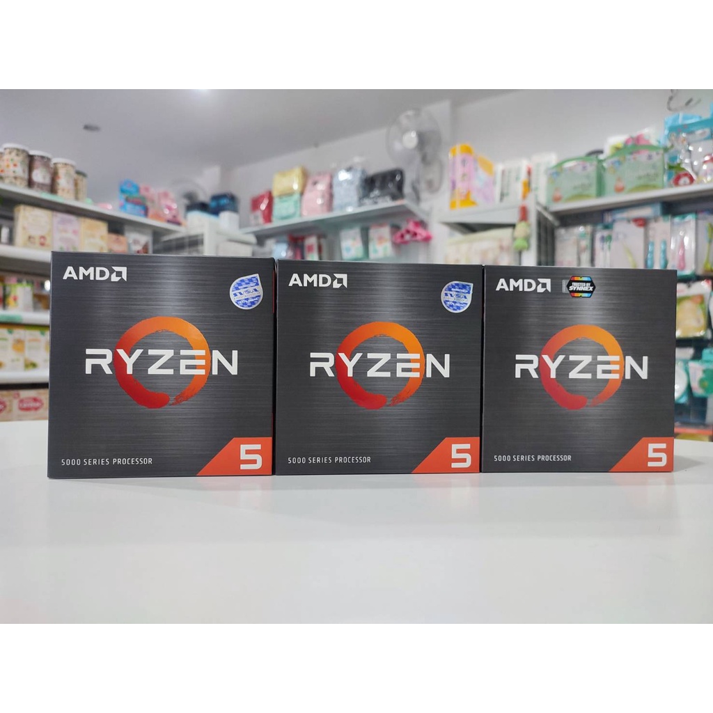 Ryzen5 CPU AMD Ryzen 5 5600X ของใหม่ไม่แกะกล่อง มีประกัน