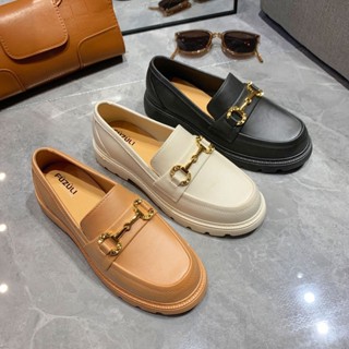 Person 2023 New shoes รองเท้าคัชชู loafers รองเท้าหุ้มส้น รองเท้าแฟชั่น รองเท้าผู้หญิง G83