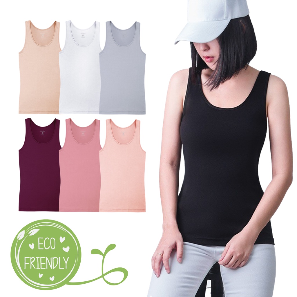 Cherilon Eco Wear เชอรีล่อน เสื้อกล้าม เสื้อแขนกุด ไซส์ M - 3XL ผ้านุ่มมากใส่สบาย ระบายอากาศดี ONIC-BSVRY2 + ONIC-BSVRY4