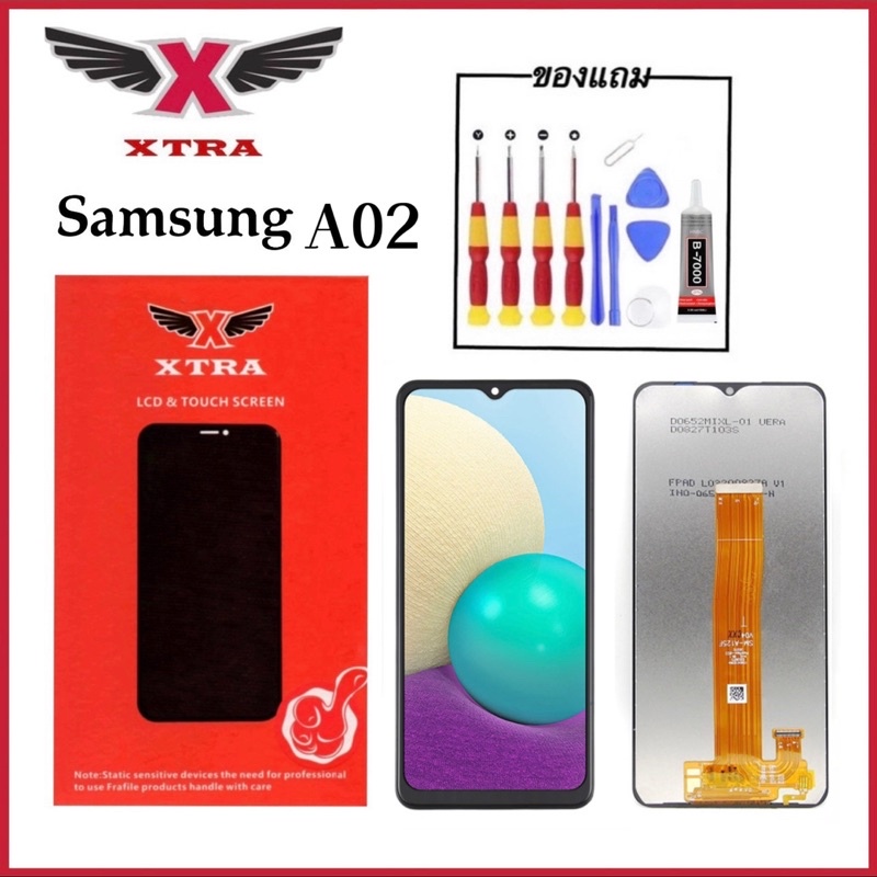 XTRA หน้าจอ LCD samsung A02 A03 งานแท้ อะไหล่มือถือ Lcd Display จอ + ทัช For ซัมซุง A02 A03 แถมไขควง