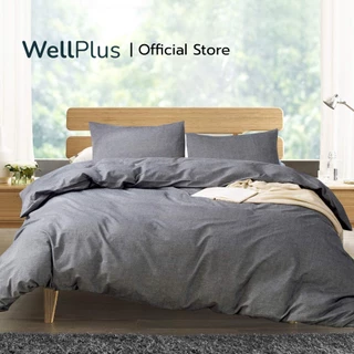 WellPlus ชุดที่นอน Veritas ใหม่นุ่มมาก ชุดผ้าปูที่นอน 6 ฟุต 5 ฟุต 5 ชิ้น + ผ้านวม 100"x90" *(เซ็ตผ้าปูเย็นไม่มีผ้านวม)*