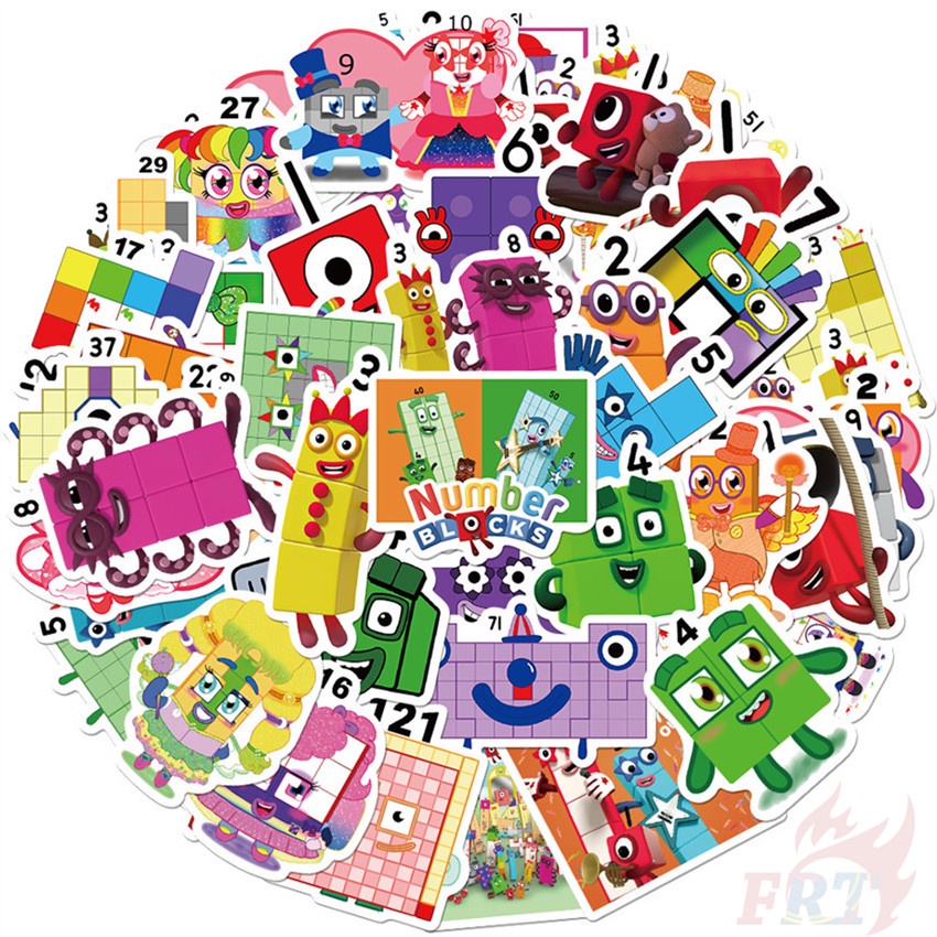 50 ชิ้น / ชุด สติกเกอร์ตัวเลข ลายการ์ตูนตลก Series 02 สติกเกอร์ Doodle แฟชั่น กันน้ํา DIY