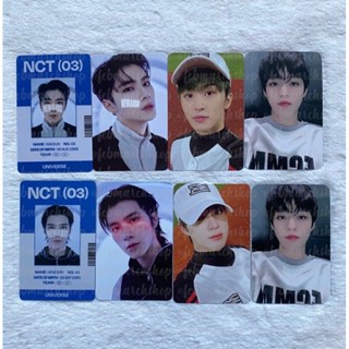 พร้อมส่ง ขายเหมาการ์ด nct 2021 id card + photo card set universe fcmm มาร์ค เบสบอล เจโน่ เฉินเล่อ เฮนเดอรี่ nct dream