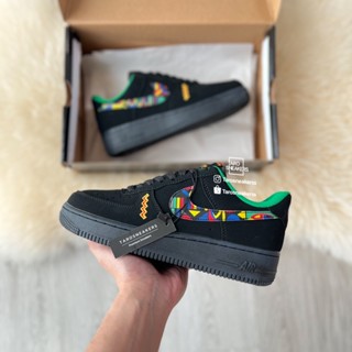 Air Force 1 "All Black Green" ! 🌴