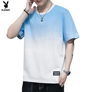 Playboy Cotton Short Sleeve T-shirt Mens Summer Fashion T-shirt