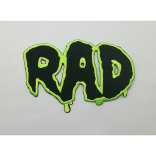 RAD ตัวรีดติดเสื้อ แจ๊คเก็ต อาร์ม  ยีนส์ Hipster Embroidered Iron on Patch  DIY