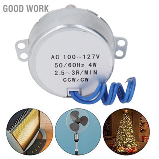 Good Work มอเตอร์ซิงโครน 2.5‐3Rpm Ccw Cw พลังงานต่ํา Ac100‐127V