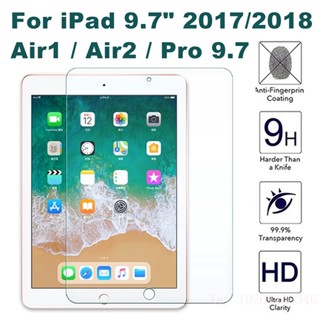 ฟิล์มกระจกนิรภัยกันรอยหน้าจอ 9H 2.5D พรีเมี่ยม สําหรับ Apple IPad Pro 9.7 IPad 5th 6th Gen Air1 Air2 9.7 นิ้ว 2017 2018