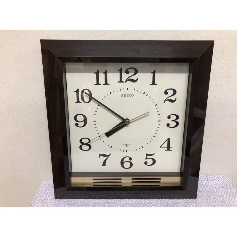 SEIKO Quartz SB405B นาฬิกามีเสียงค้อนตีระฆังทุกครึ่งชั่วโมงและชั่วโมงนาฬิกาแขวนผนังมือสองญี่ปุ่น