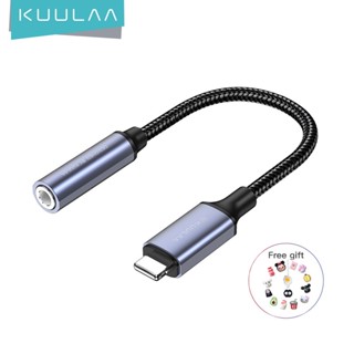 [Free gift] Kuulaa สายอะแดปเตอร์ สัญญาณเสียง ขนาด 3.5 มม. สำหรับ