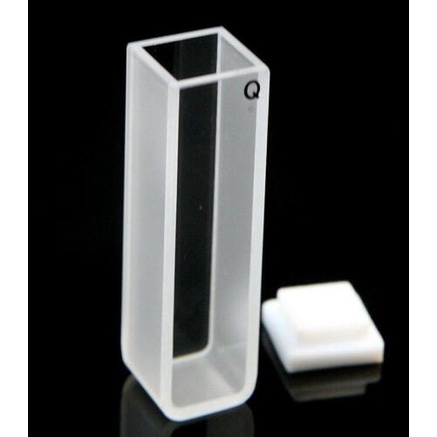 4pcs 10mm Cuvette Cell Micro Optical Quartz Spectrophotometer Cuvettes 3.5ml a