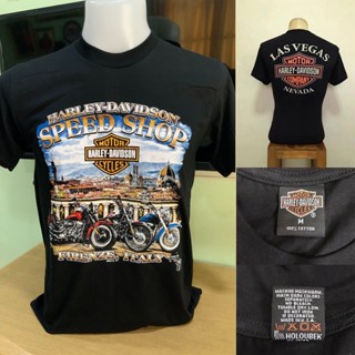 เสื้อยืดฮาเลย์ Harley-Davidson Reproduction (SML) ป้าย USA ผ้าCotton100 ใสสบาย