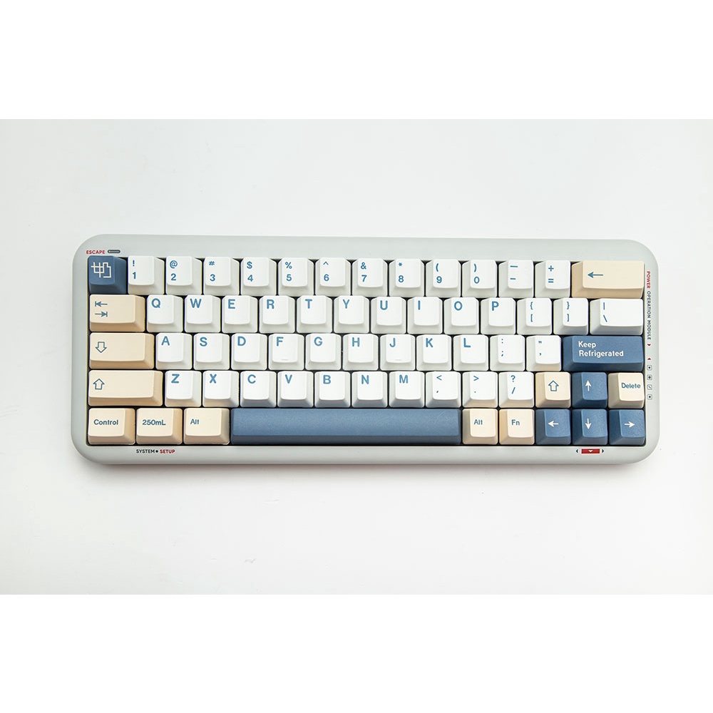GMK Soyamilk keycaps OEM  profile Dye-Sublimation PBT keycap 138keys