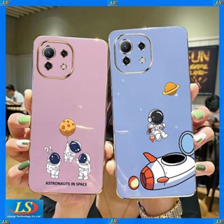 เคสโทรศัพท์มือถือ ลายการ์ตูนนักบินอวกาศ Nasa สําหรับ Mi 11 lite Mi 11 10T Pro Xiaomi 11T Pro Mi 12 lite Mi 12T Pro XQ