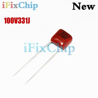 10PCS 100V331J Pitch 5mm 331J 100V CBB Polypropylene Film Capacitor